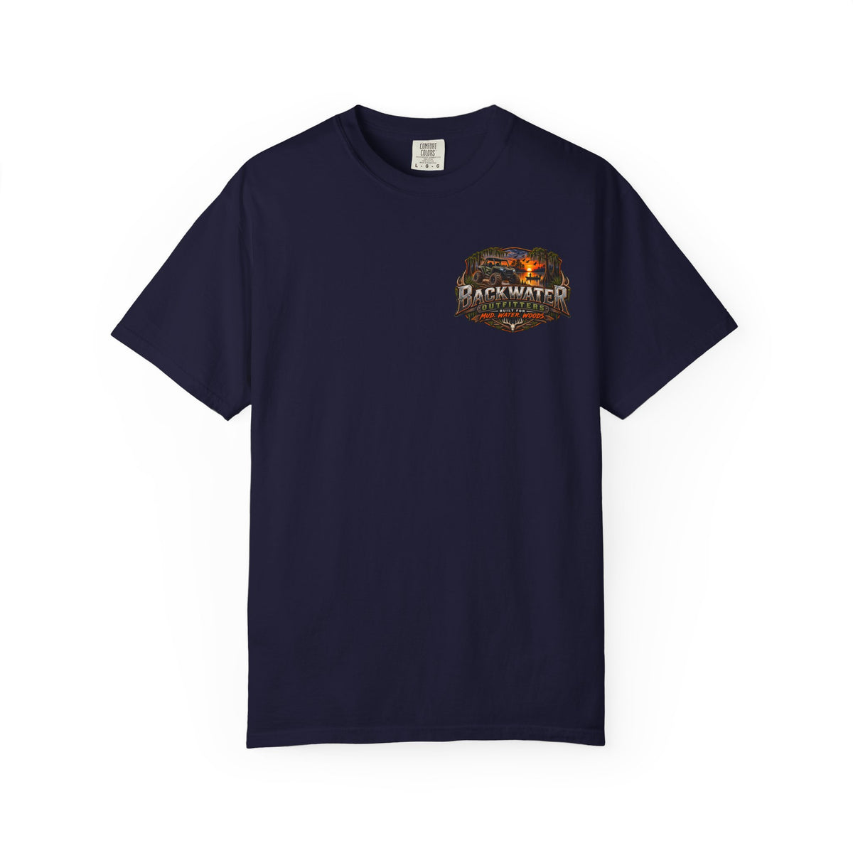 Backwater Outfitters Deer Graphic T-Shirt Printify