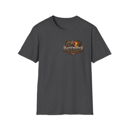 Backwater Fishing T-Shirt — "Fish Explore Unwind" Outdoor Angler Tee Printify