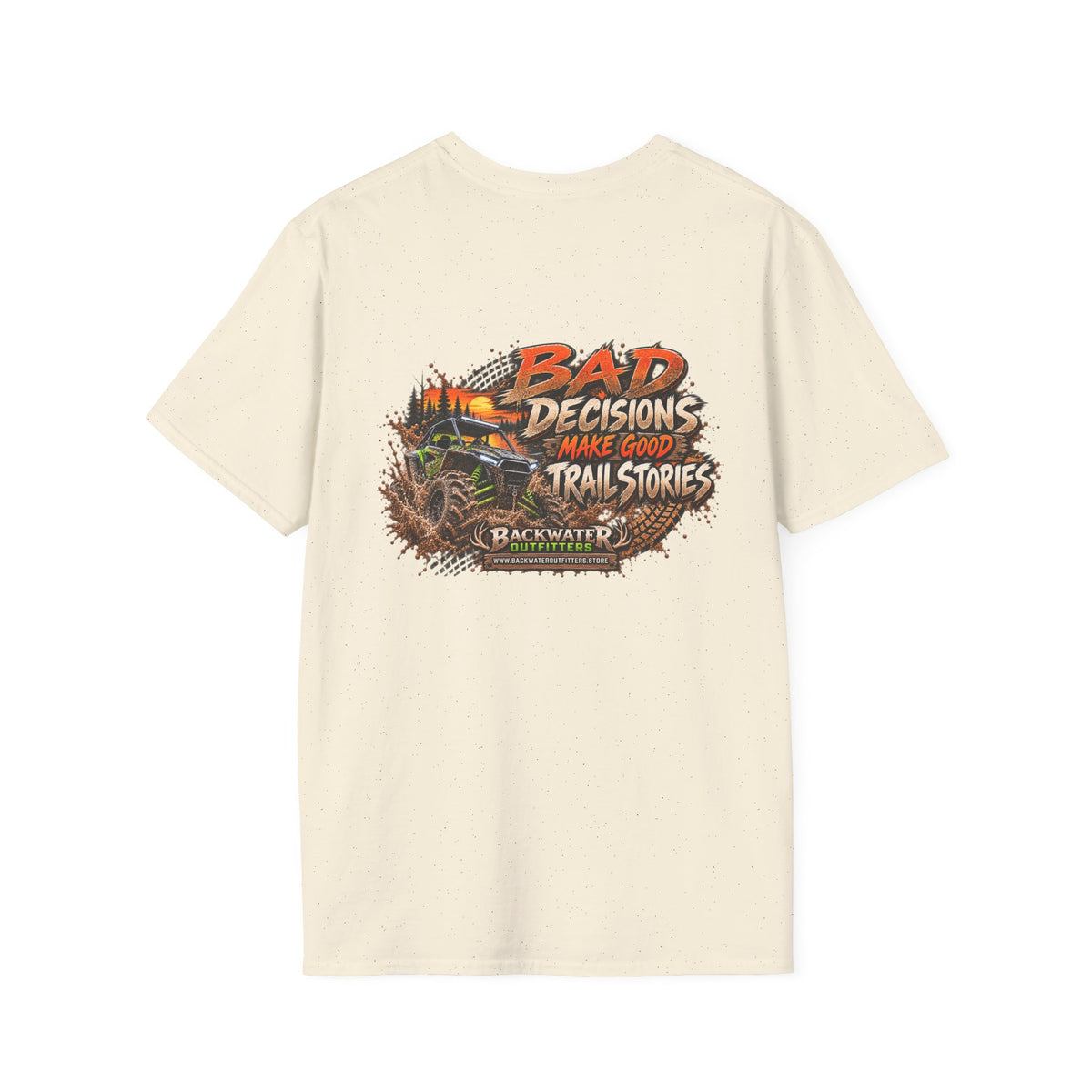 Buggy Off-Road Tee — "Bad Decisions Make Good Trail Stories" ATV/Jeep Adventure T-Shirt Printify
