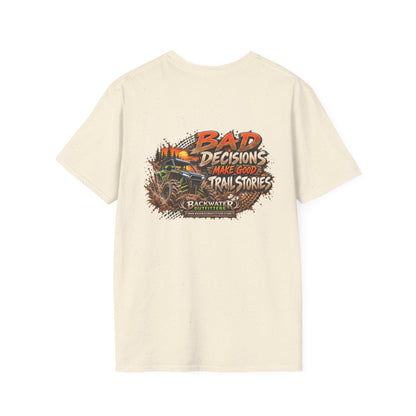 Buggy Off-Road Tee — "Bad Decisions Make Good Trail Stories" ATV/Jeep Adventure T-Shirt Printify