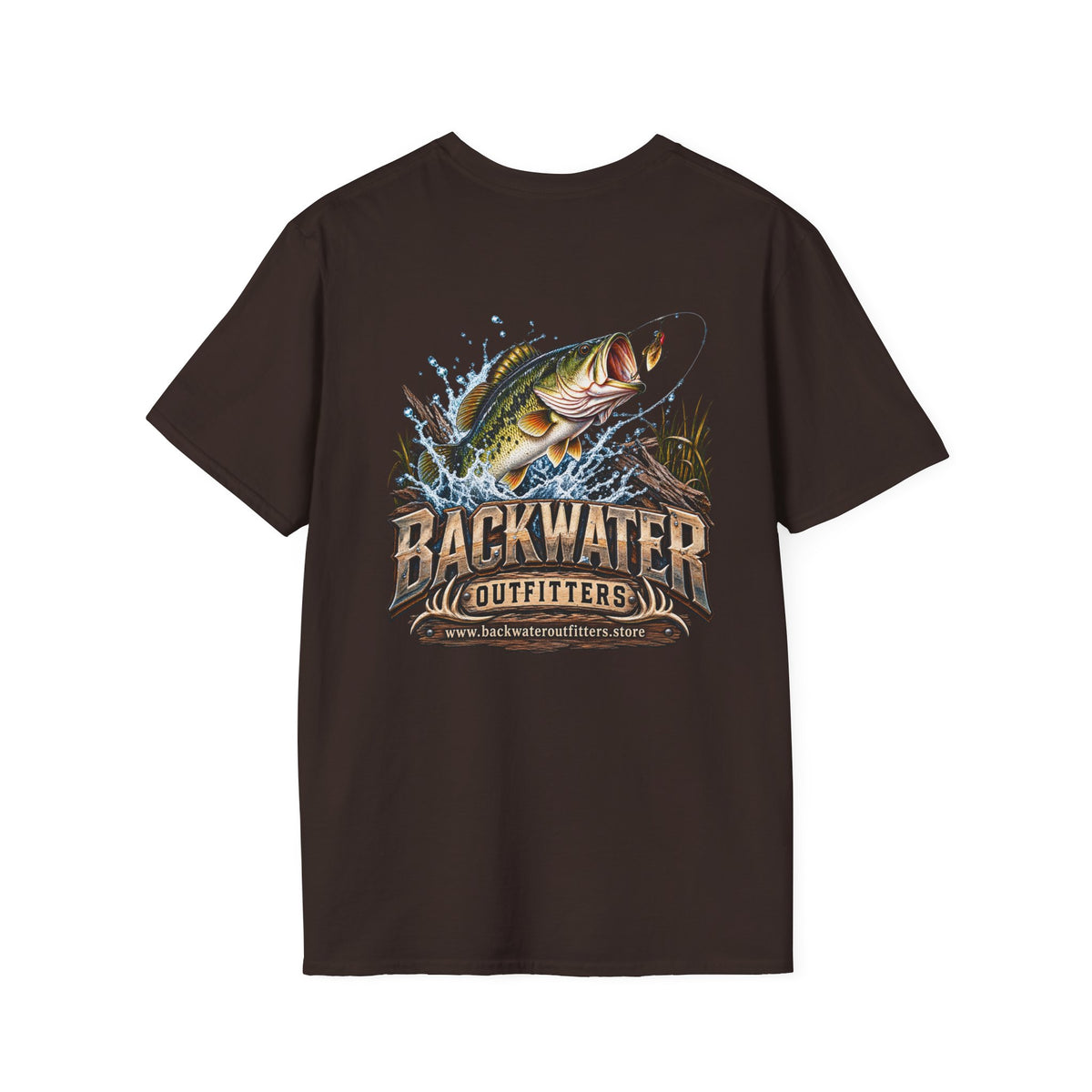 Backwater Outfitters Bass Fishing T-Shirt
