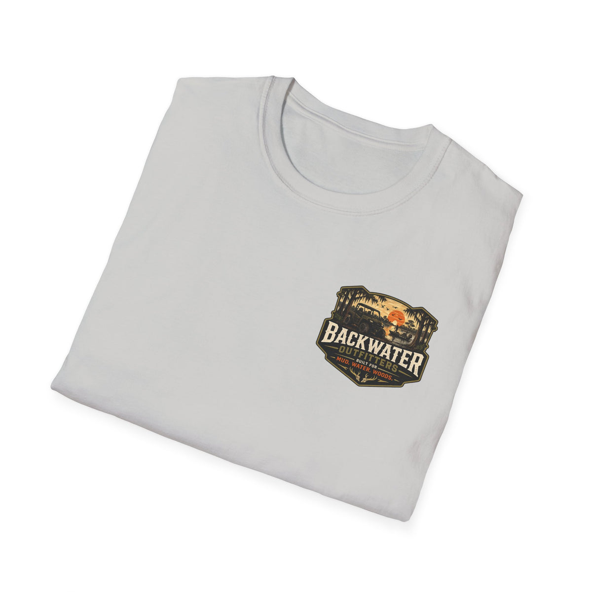 Backwater Outfitters Buggy T-Shirt — Vintage Sunset Fishing & Outdoors Tee