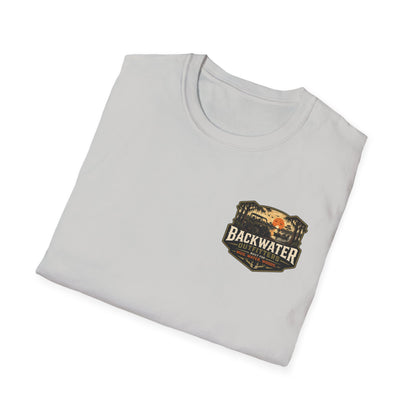 Backwater Outfitters Buggy T-Shirt — Vintage Sunset Fishing & Outdoors Tee