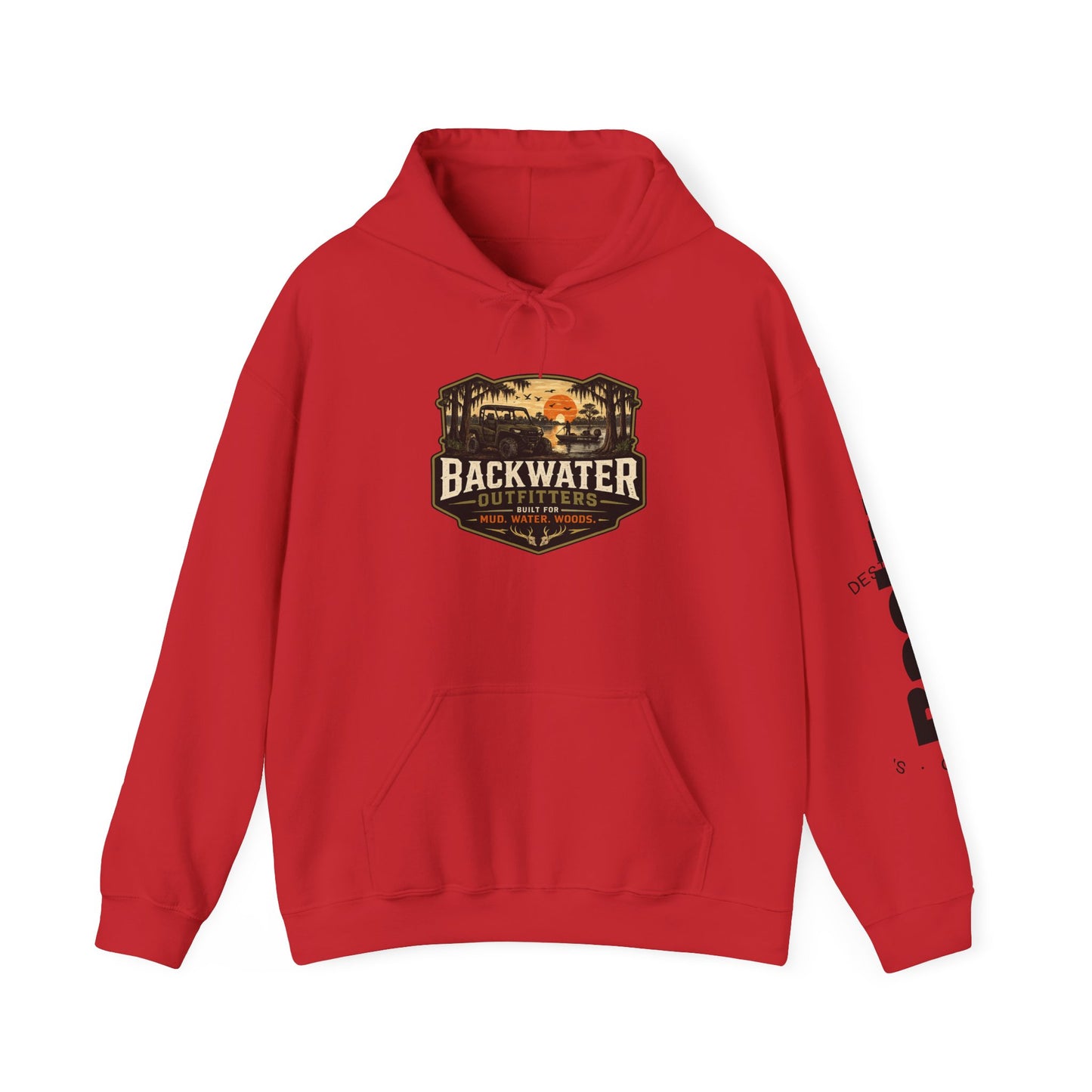Backwater Outfitters Hoodie – Off‑Road UTV Adventure Sweatshirt