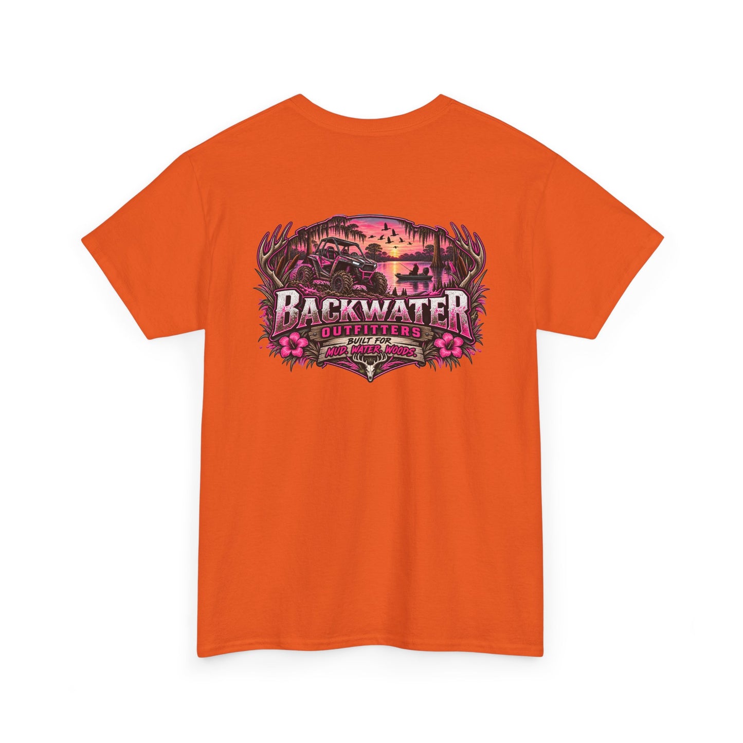Backwater Sunset Tee — Coastal Fishing & Outdoors Graphic T-Shirt