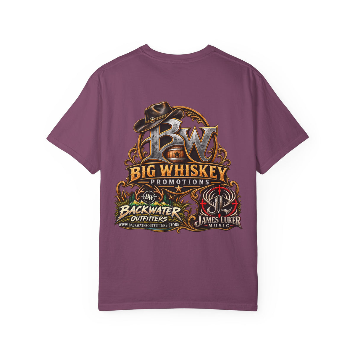 T-Shirt — Big Whiskey Promotions Backwater Outfitters Graphic