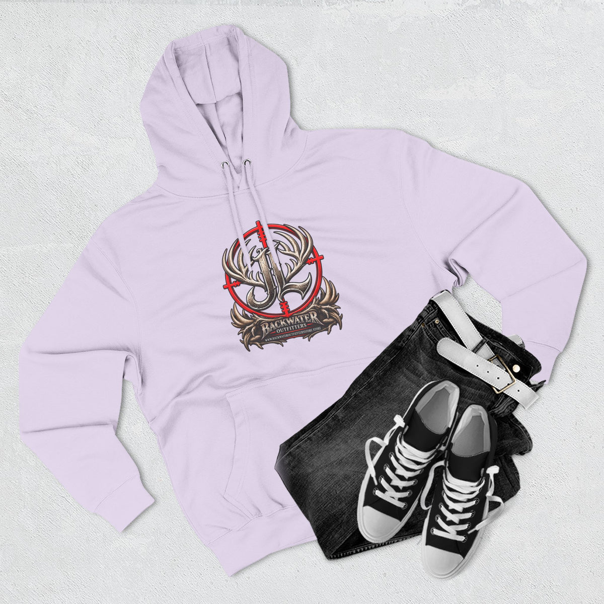 James Luker Indiana Creek Water Backwater Outfitters Hoodie Printify