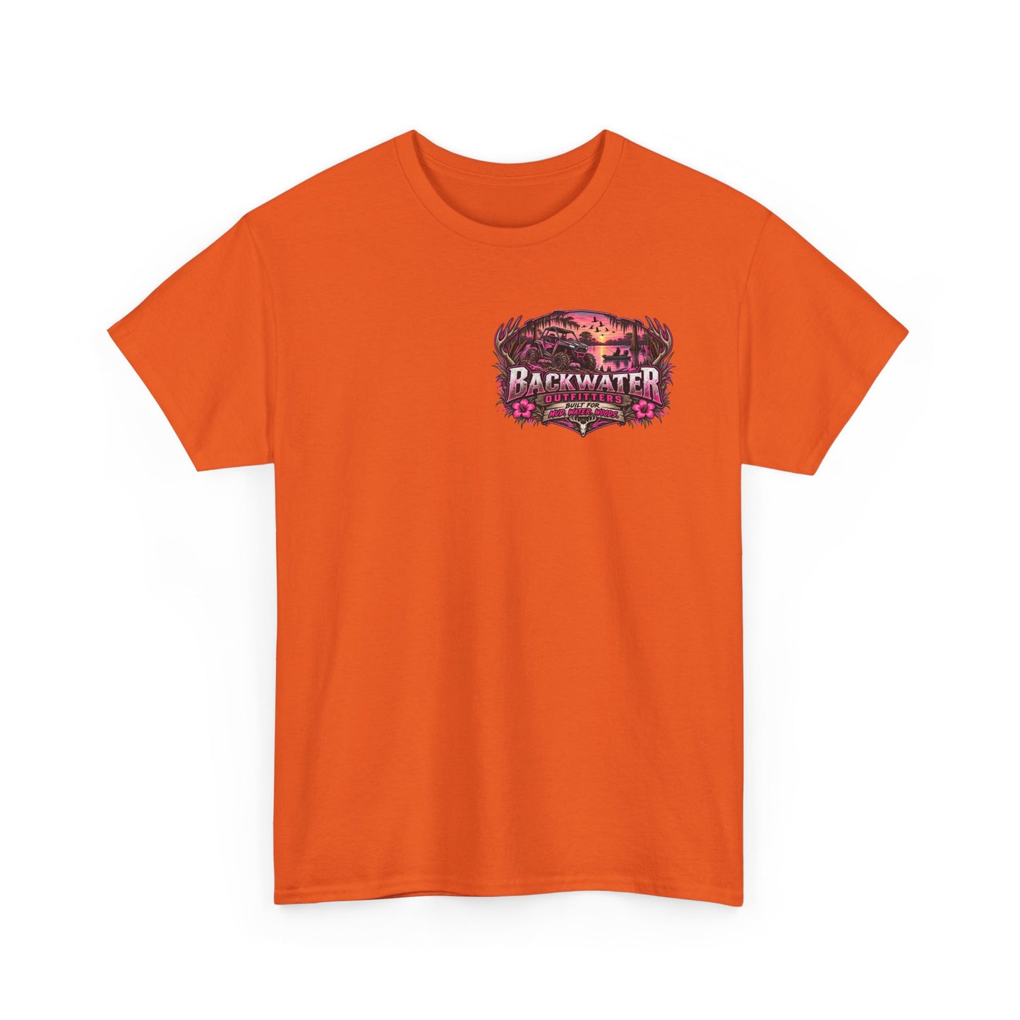 Backwater Bayou Graphic Tee — "Backwater Buttwhips" Outdoor Fishing & Hunting Shirt