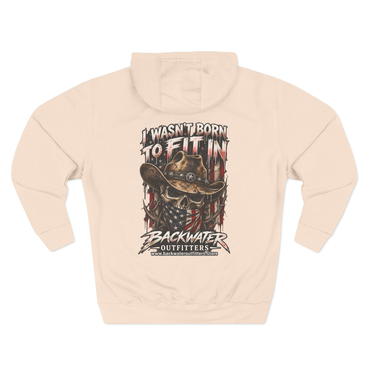 Backwater Outfitters “I Wasn’t Born to Fit In” Outdoor Hoodie