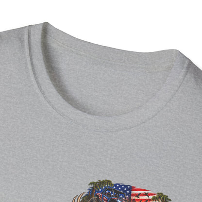 Hooked on Backwater Fishing T-Shirt — Bass Angler Graphic Tee Printify