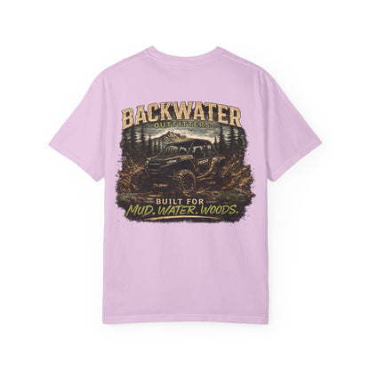 Backwater Offroad T-Shirt — "Built for Mud, Water, Woods" Graphic Tee