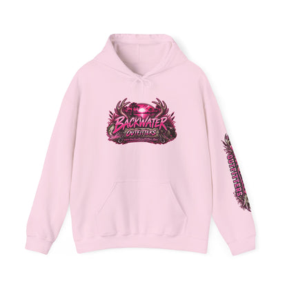Girl Backwater Outfitters "Mud Looks Better Pink" Hoodie Printify