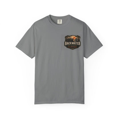Backwater Outfitters T-Shirt — "Ride Hard, Live Outdoors" Off-Road Graphic Tee