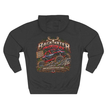 Backwater Outfitters Off-Road Hoodie — American Flag & UTV Graphic Printify