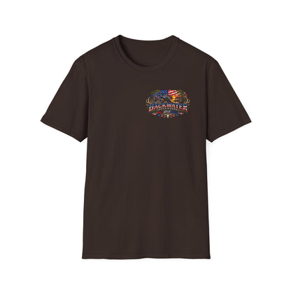 Hooked on Backwater Fishing T-Shirt — Bass Angler Graphic Tee Printify