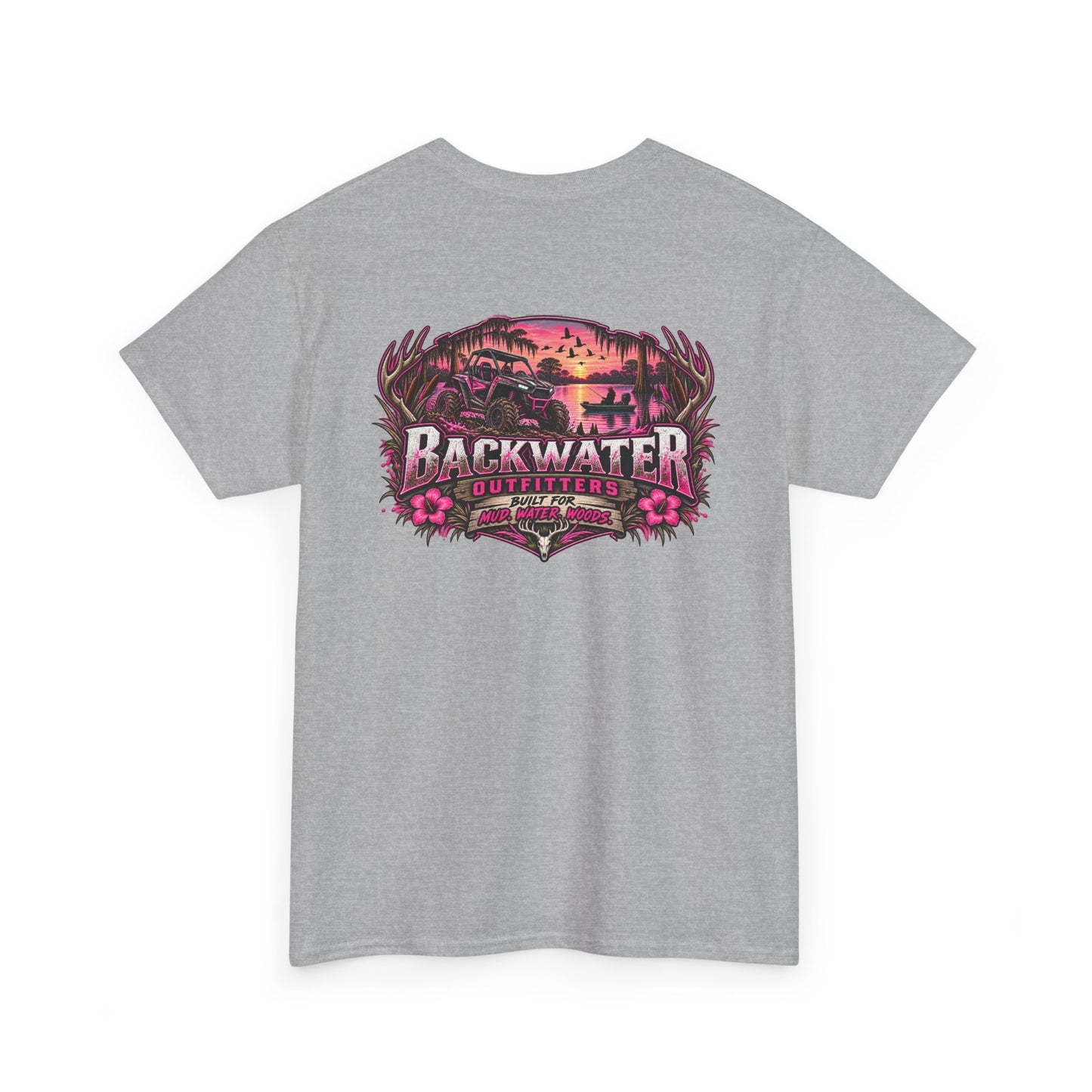 Backwater Sunset Tee — Coastal Fishing & Outdoors Graphic T-Shirt