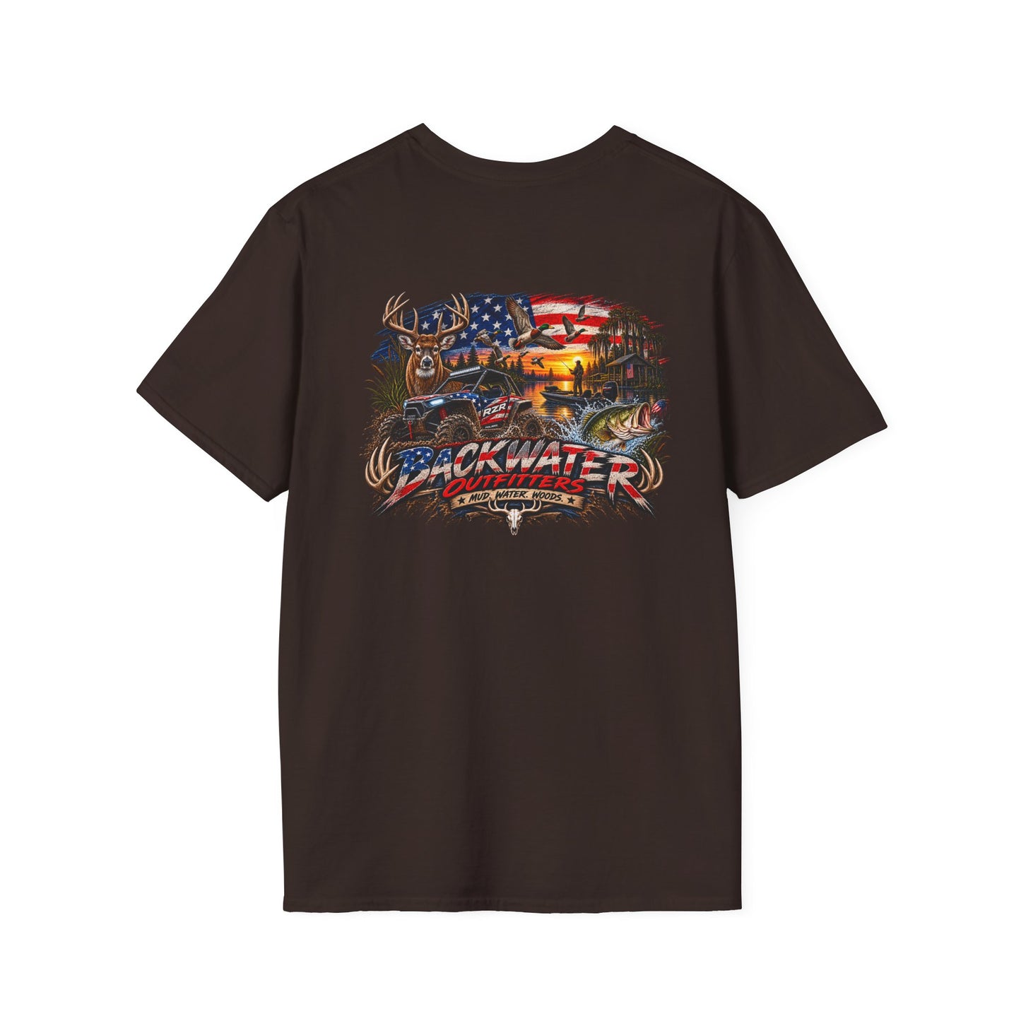 Delawareer Vintage American Flag T-Shirt
