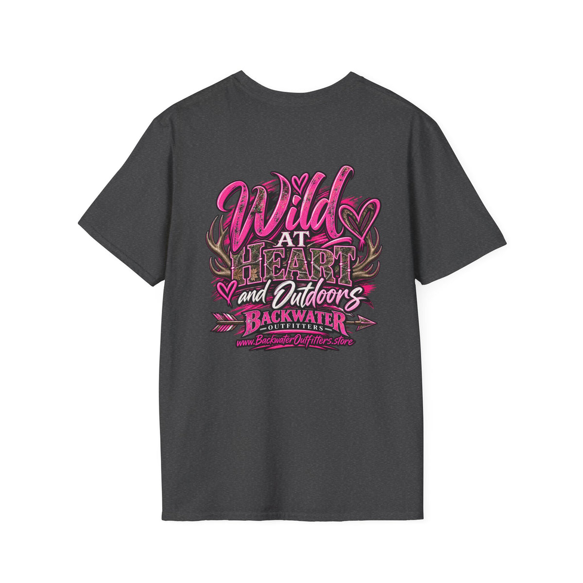 Women Wild at Heart Outdoor Backwater Graphic T-Shirt