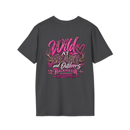 Women Wild at Heart Outdoor Backwater Graphic T-Shirt