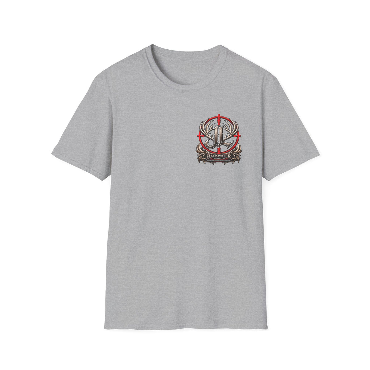 James Luker Indiana Creek Water Graphic T-Shirt — Backwater Outfitters Outdoor Tee Printify
