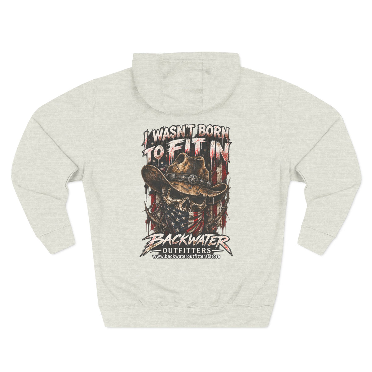 Backwater Outfitters “I Wasn’t Born to Fit In” Outdoor Hoodie