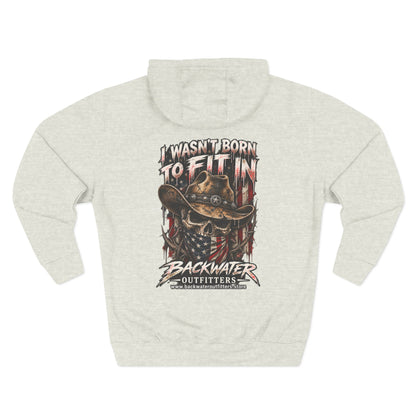 Backwater Outfitters “I Wasn’t Born to Fit In” Outdoor Hoodie