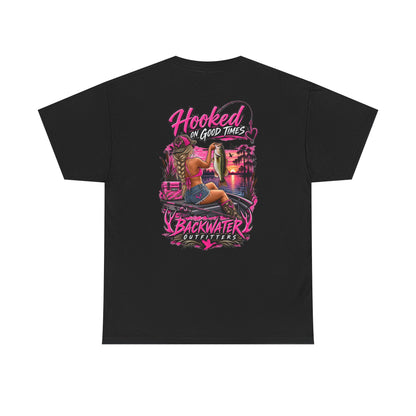 Backwater Outfitters "Hooked on Good Times" Graphic Tee