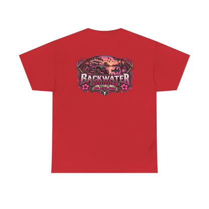Backwater Sunset Tee — Coastal Fishing & Outdoors Graphic T-Shirt