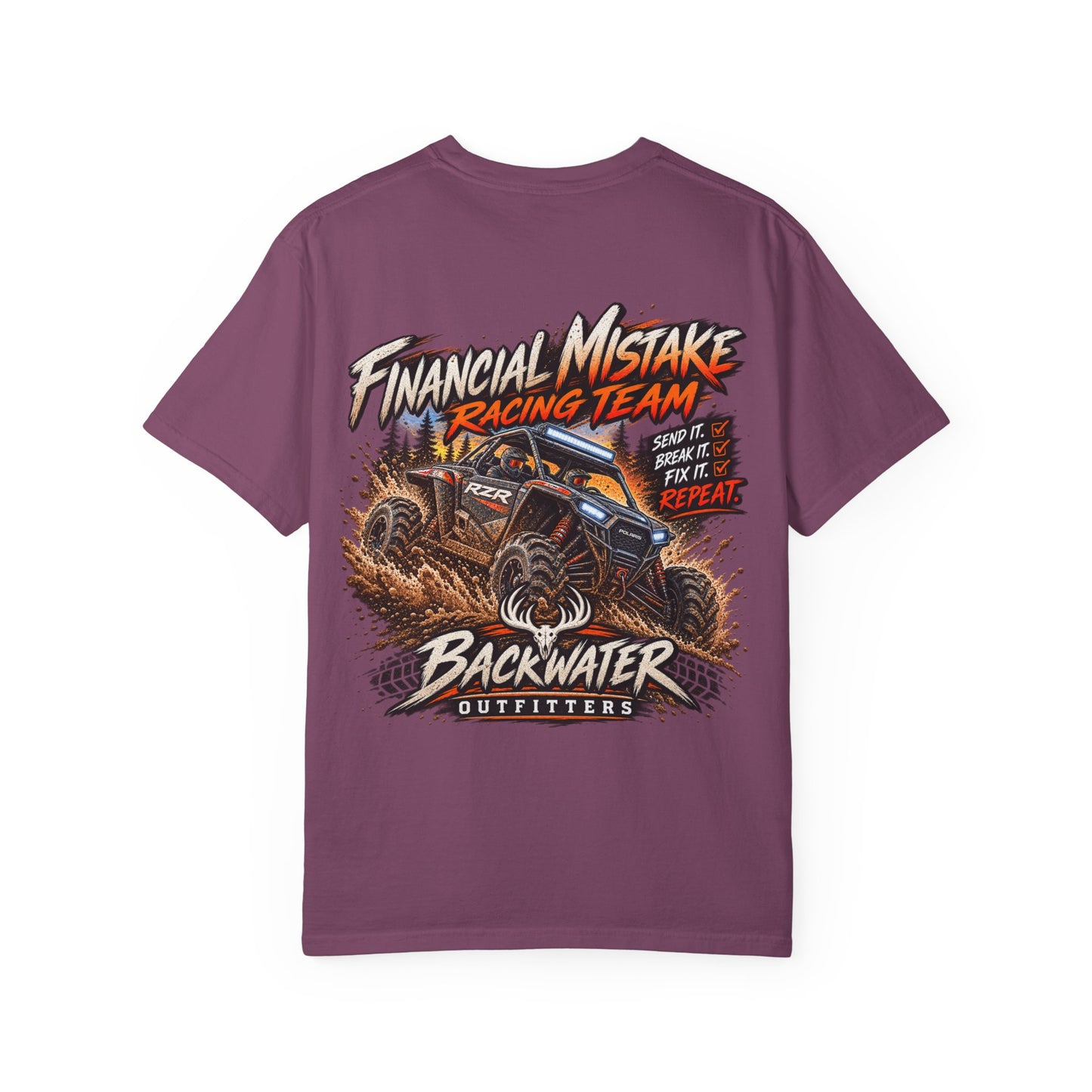 Backwater Outfitters "Financial Mistake Racing Team" T-Shirt