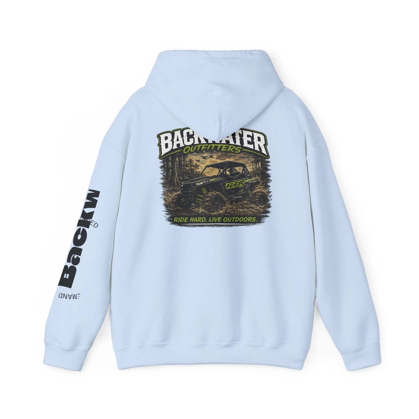 Backwater Outfitters Hoodie – Off‑Road UTV Adventure Sweatshirt