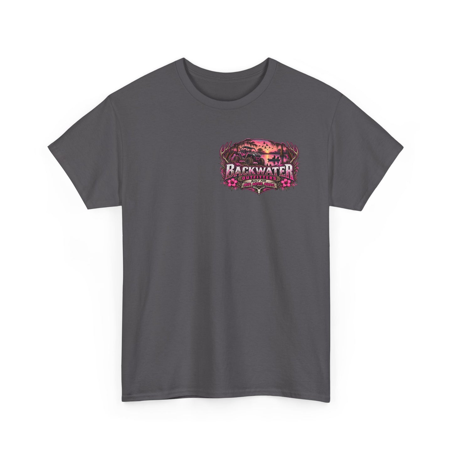 Backwater Sunset Tee — Coastal Fishing & Outdoors Graphic T-Shirt