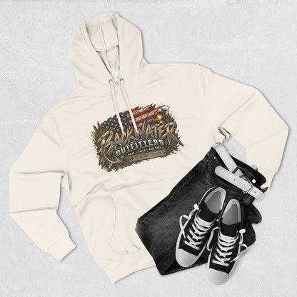 Backwater Outfitters Off-Road Hoodie – American Flag & UTV Graphic Fleece Printify