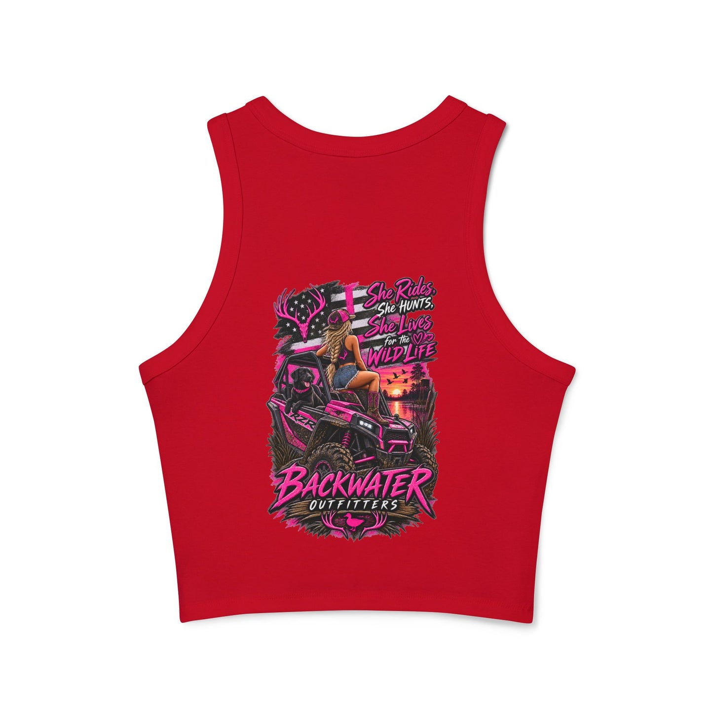 Women's Micro Rib Racer Tank Top