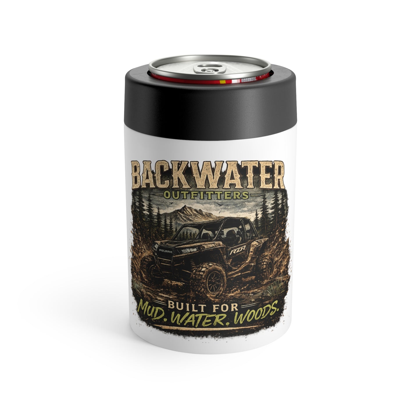Backwater Outfitters Can Holder – Built for Mud, Water, Woods, Off-Road Cooler Sleeve