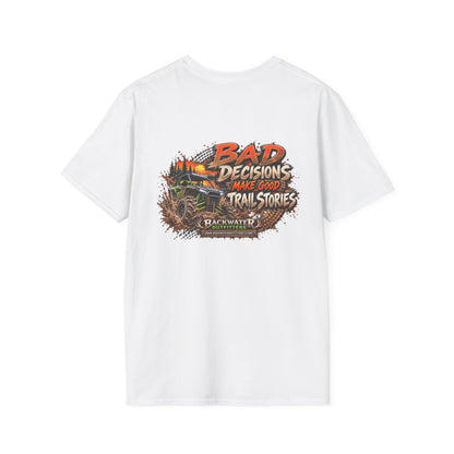 Buggy Off-Road Tee — "Bad Decisions Make Good Trail Stories" ATV/Jeep Adventure T-Shirt Printify