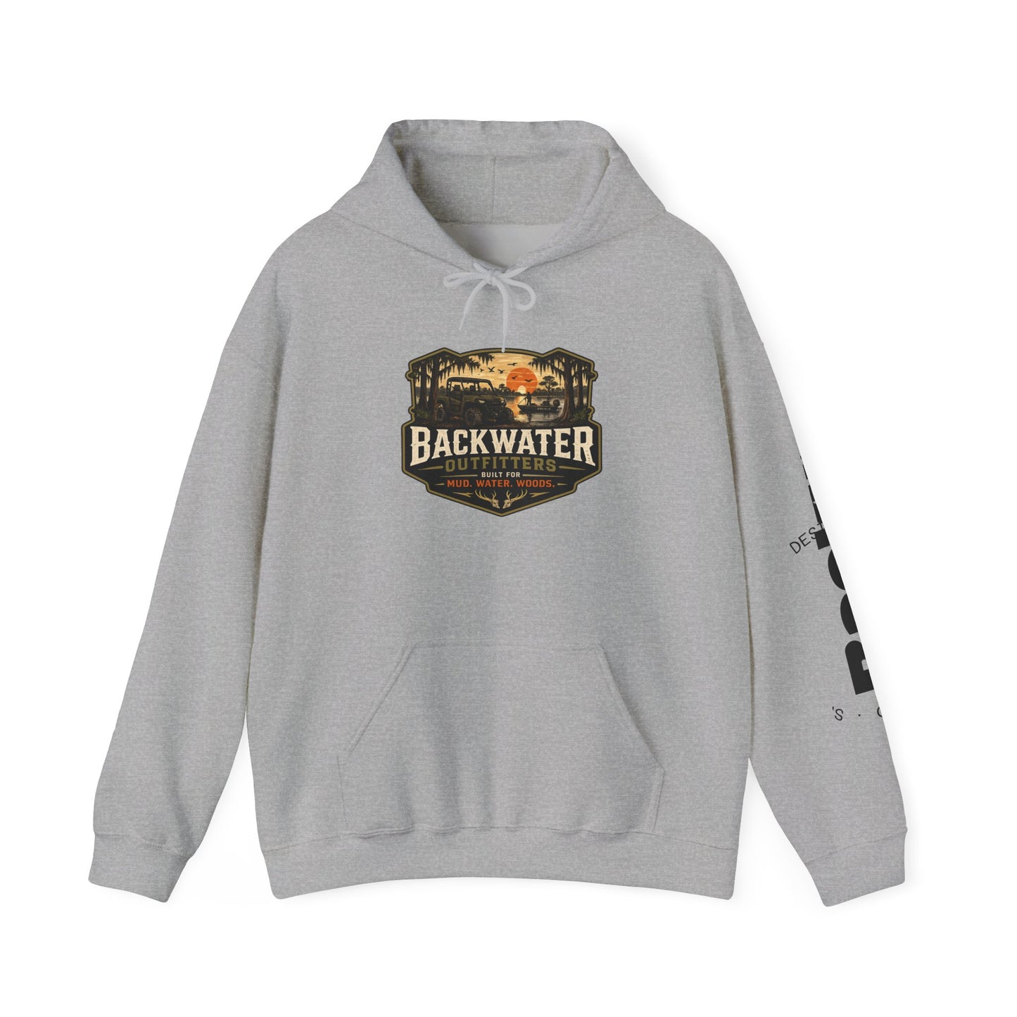 Backwater Outfitters Hoodie – Off‑Road UTV Adventure Sweatshirt