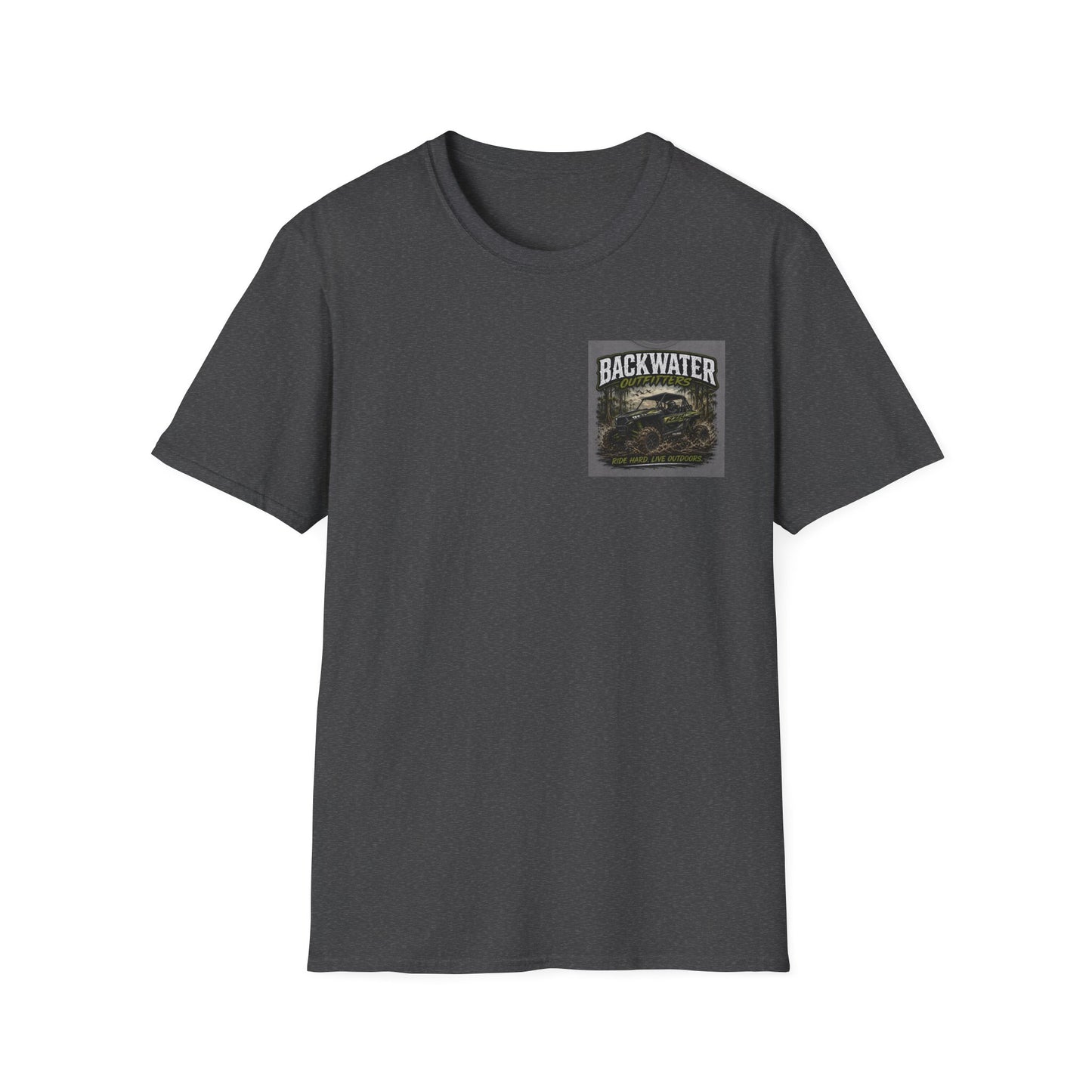 Backwater Fishing T-Shirt — Vintage Swamp Gator Design