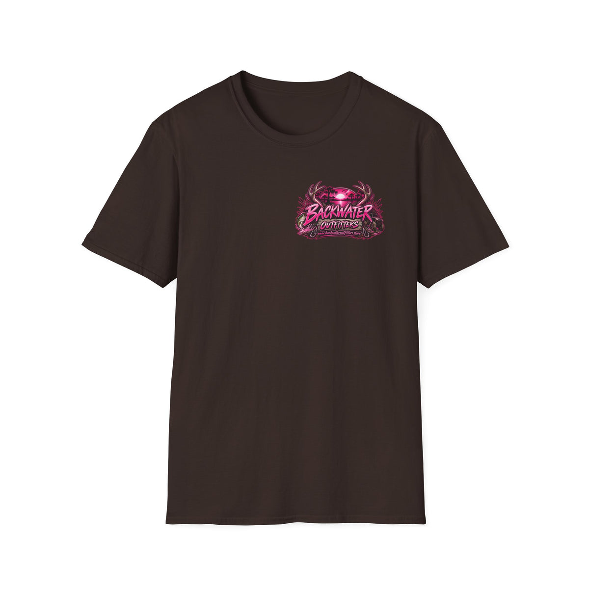 Women Backwater Outfitters "Pretty Tough" Fishing T-Shirt Printify