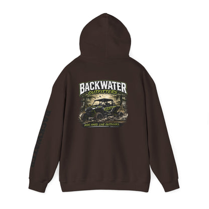 Backwater Outfitters Hoodie — Outdoor Off-Road Graphic Pullover