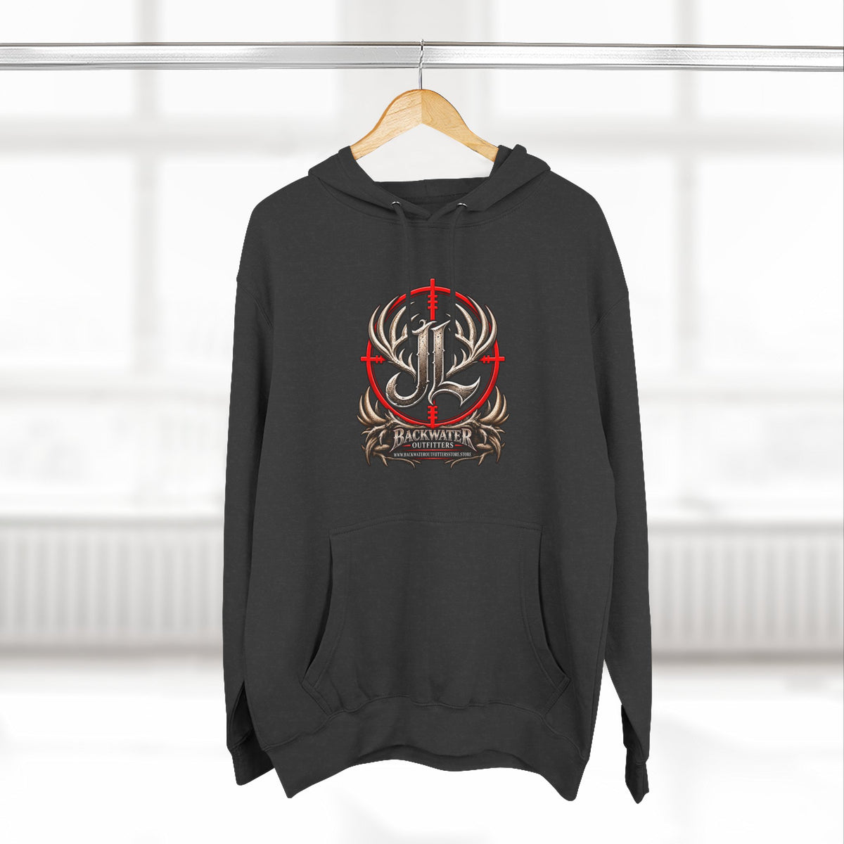 James Luker Indiana Creek Water Backwater Outfitters Hoodie Printify