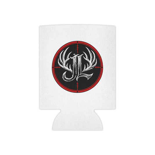 Antler Crosshairs Can Cooler — Hunting Logo Beer Koozie