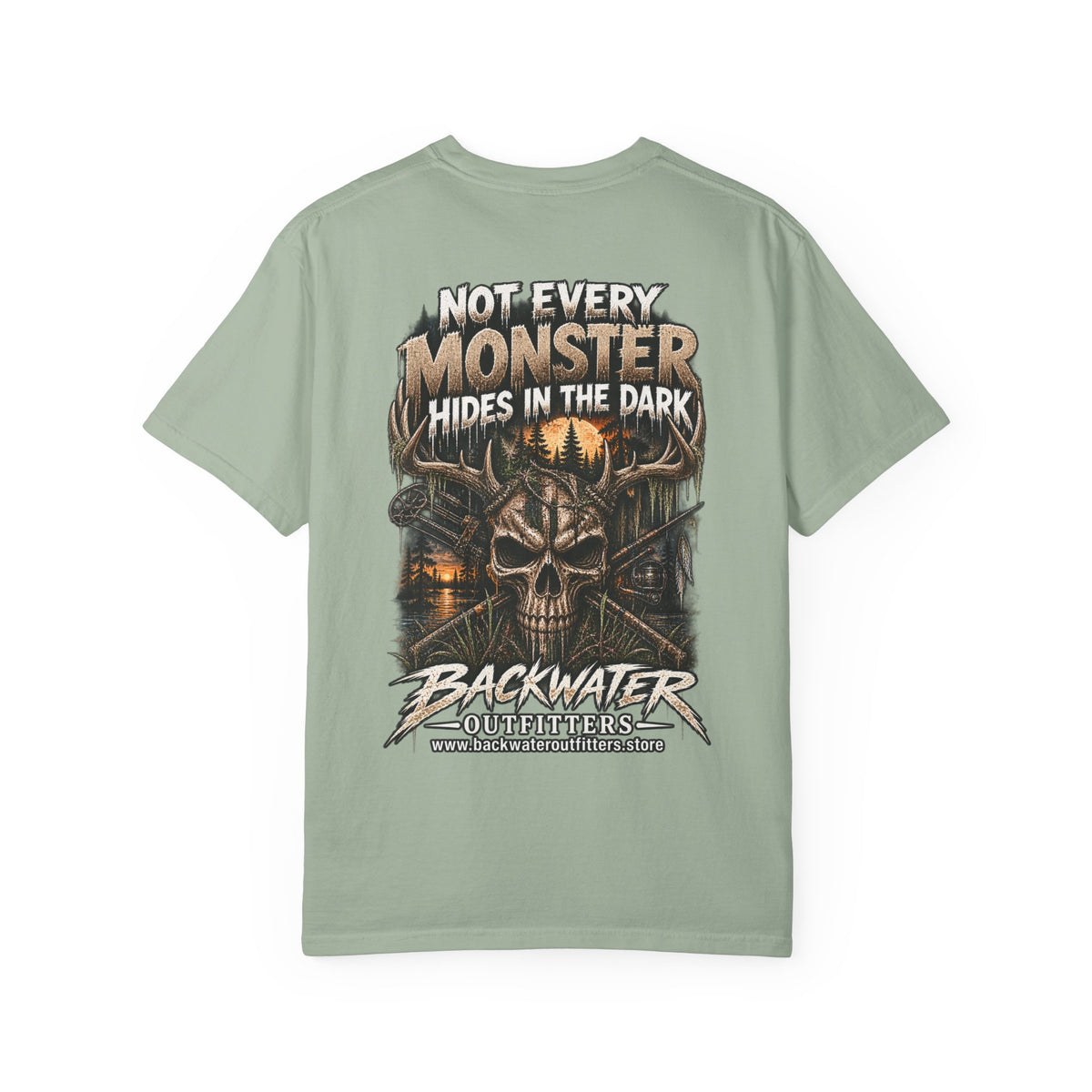 Not Every Monster Hides in the Dark Backwater Outfitters Graphic T-Shirt