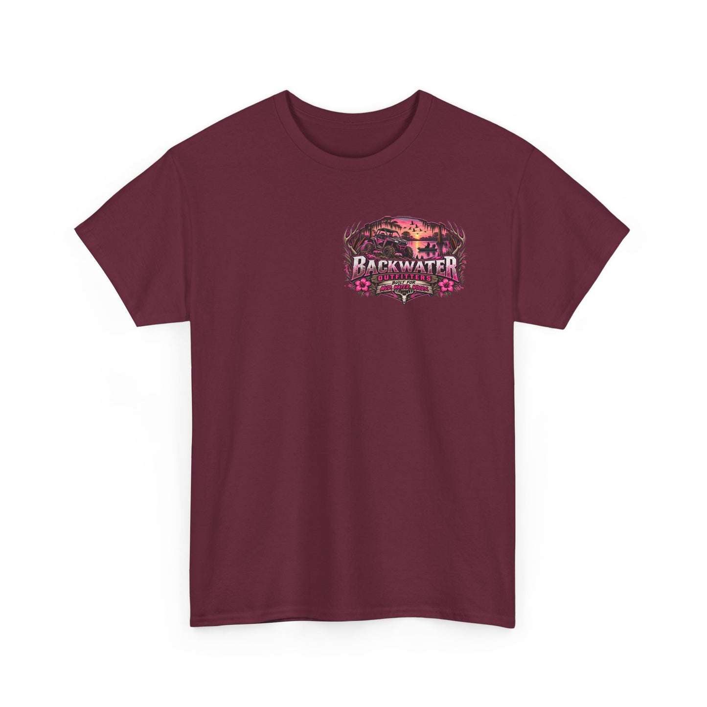 Backwater Sunset Tee — Coastal Fishing & Outdoors Graphic T-Shirt
