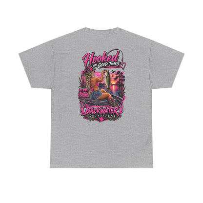 Backwater Outfitters "Hooked on Good Times" Graphic Tee