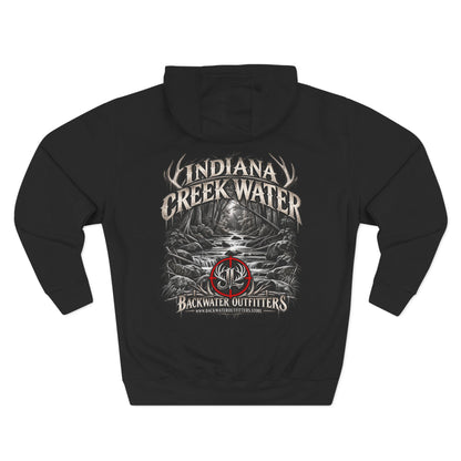 James Luker Indiana Creek Water Backwater Outfitters Hoodie Printify