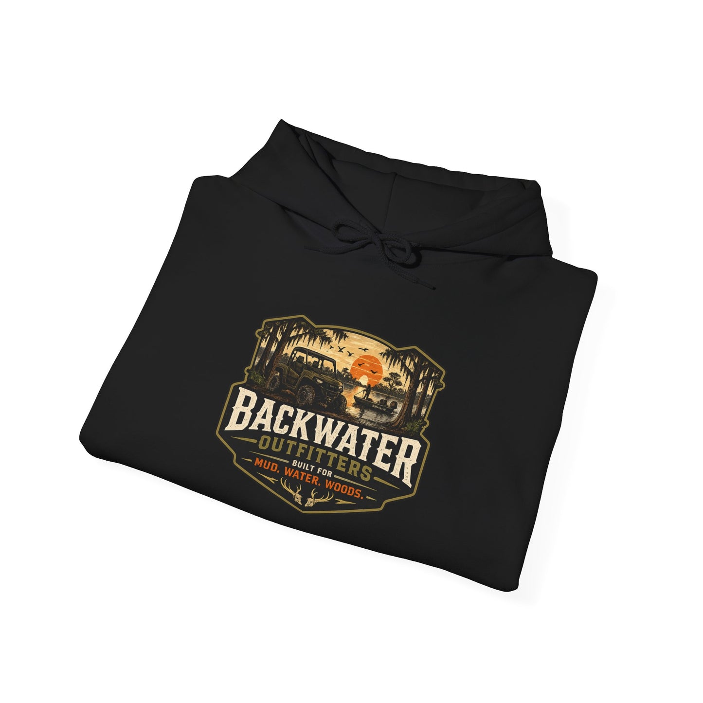 Backwater Outfitters Hoodie – Off‑Road UTV Adventure Sweatshirt