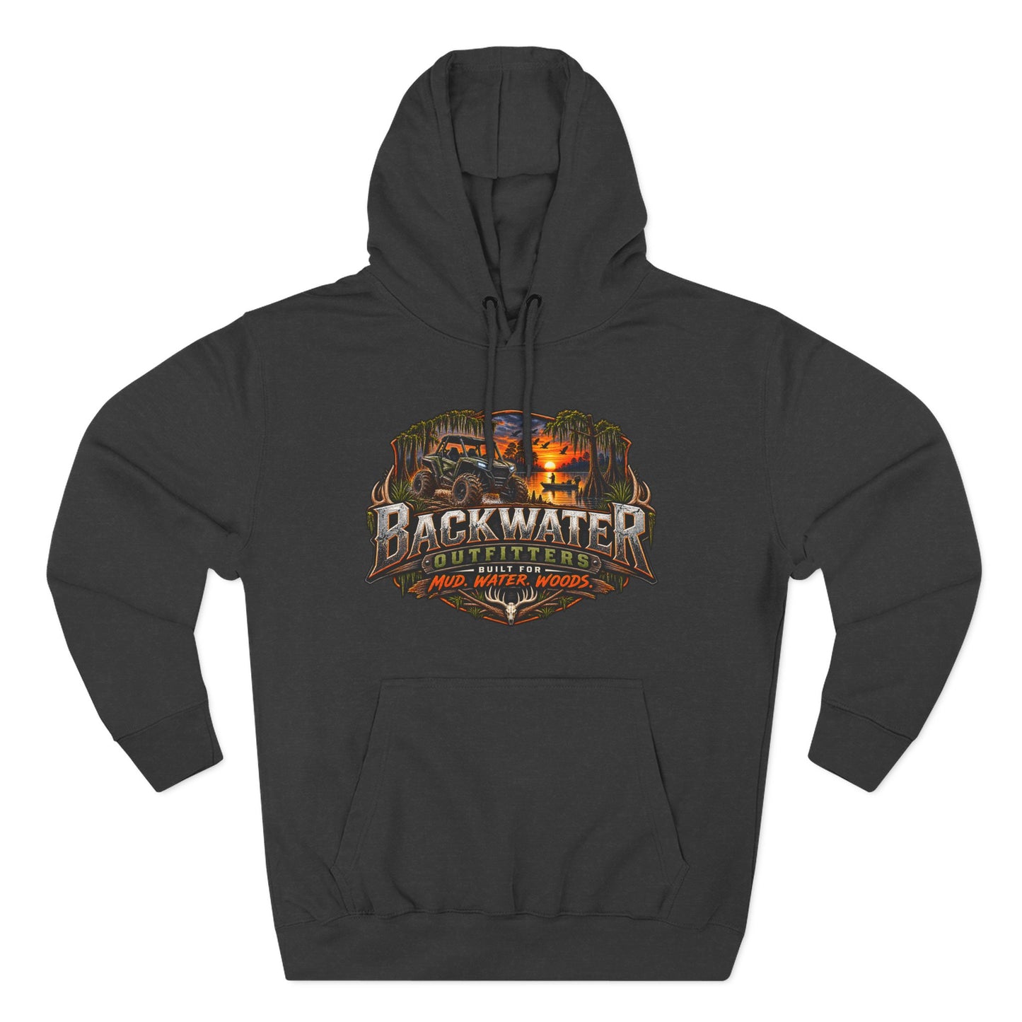 Backwater Outfitters Off-Road Hoodie – "Life's Better in the Backwoods" Graphic