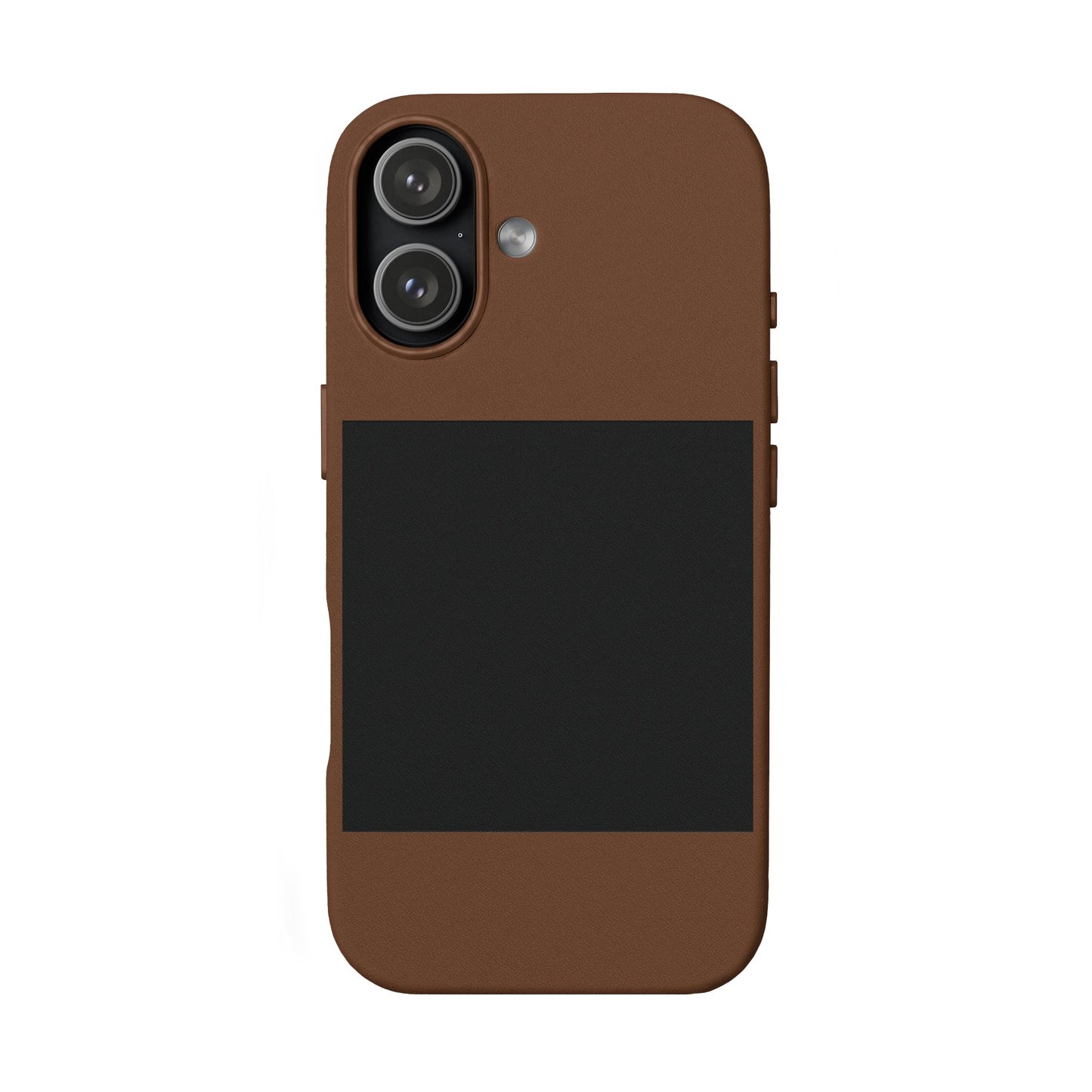 Engravable PU Leather Phone Case — Customizable Slim Protective Cover