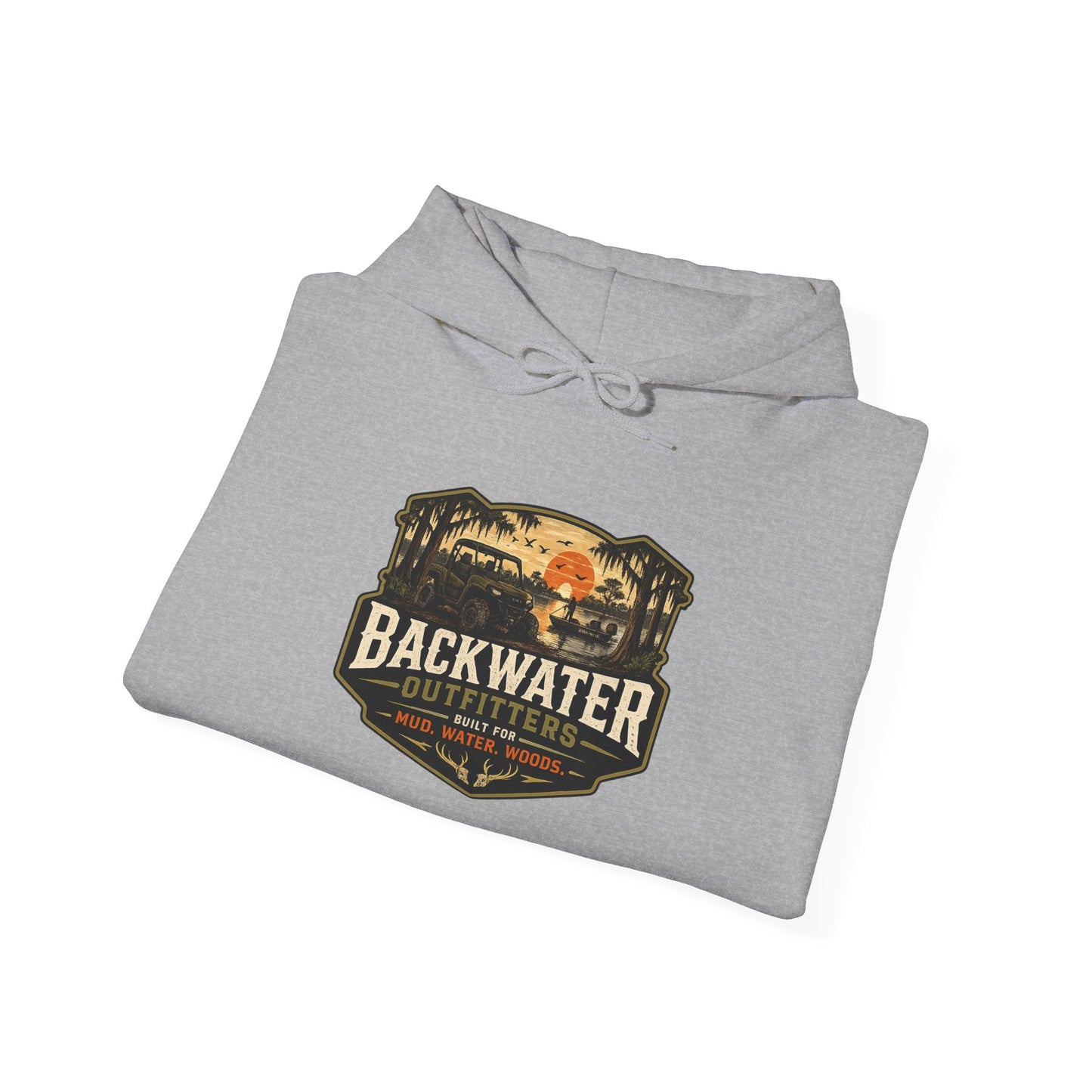 Backwater Outfitters Hoodie – Off‑Road UTV Adventure Sweatshirt