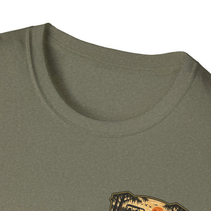 Backwater Outfitters Buggy T-Shirt — Vintage Sunset Fishing & Outdoors Tee
